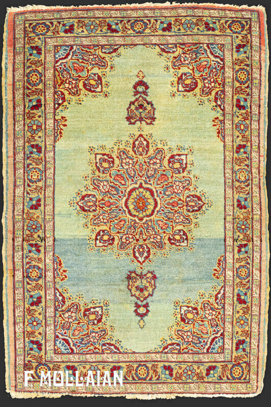 Small Antique Tabriz Hadji Djalili Rug n°:38078764